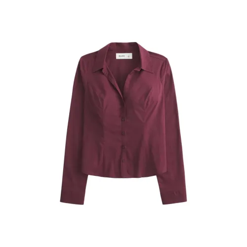 Hollister Red Women's Shirts Hollister Красный Женские Рубашки