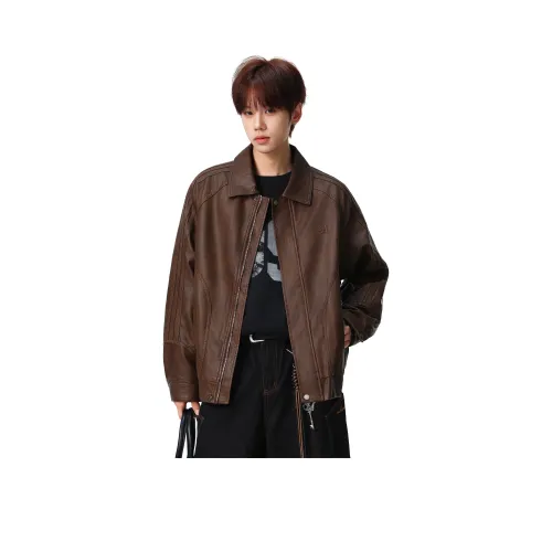 JUNGLE PANDA Кожа Куртка Унисекс