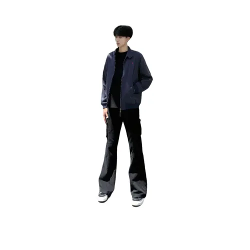 DUATOGE Черные Семиэластичные Пояс Мужские Джинсы