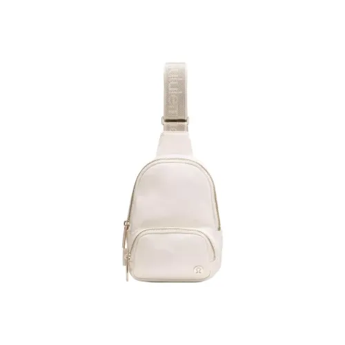 lululemon Everywhere Регулируемый ремешок Сумка на плечо Маленькая Женская Светлый слон и золото