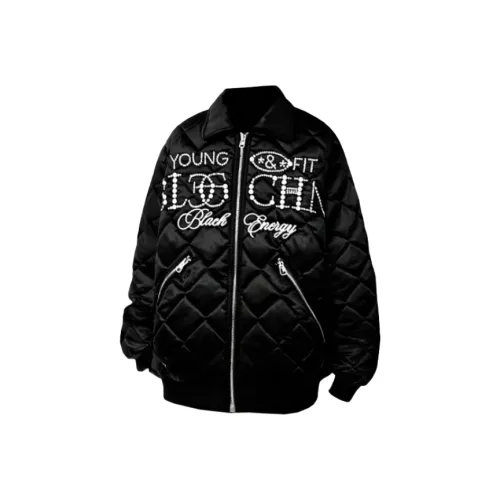 SNEIKLAU Черный Китайский модный тренд Преппи стиль Унисекс Куртки