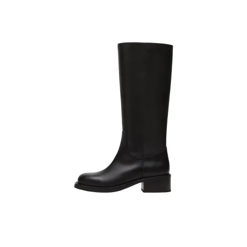 STEVE MADDEN Riggs Высокие сапоги до колена Женские Черные