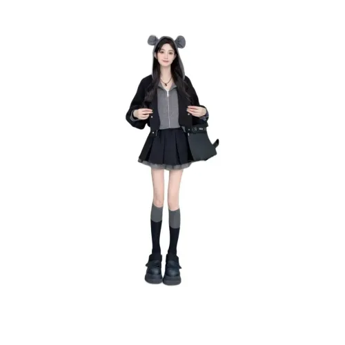 MORii Серый Женские Комплекты с Юбкой