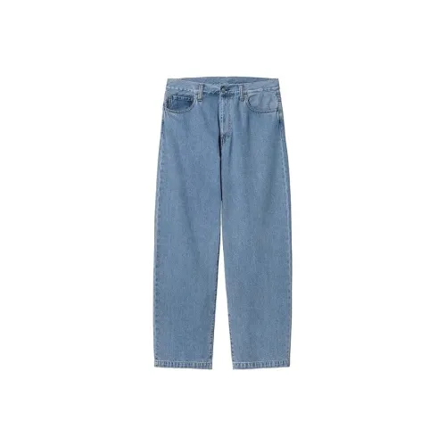 Carhartt WIP Blue Men's Jeans Кархартт WIP Синий Мужской Джинсы