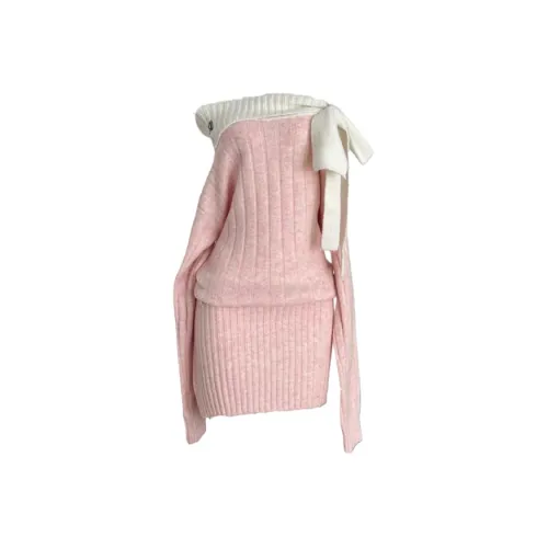 TIBINB Длинное платье с длинными рукавами женское