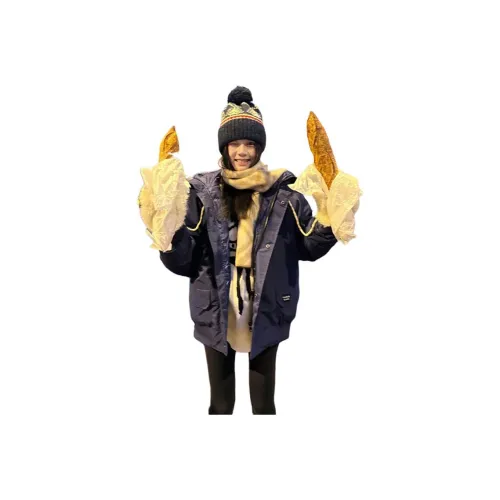 GOSO Темно-синий Синий Унисекс Пуховики