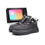 Серый с флисовой подкладкой