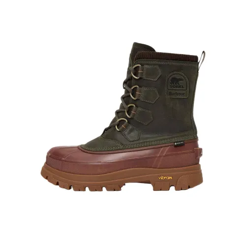 BARBOUR SOREL Коллаборация Caribou Horizon GTX Водонепроницаемый Короткий Аутдор Мужской Оливково-зеленый