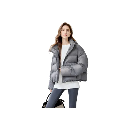 TOUCH Пуховая куртка Женская Серого цвета