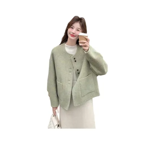 MORii Зеленый Включая Остров Store MORii Наклейка Женские Пальто