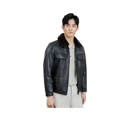 Beast King кожаная куртка мужская