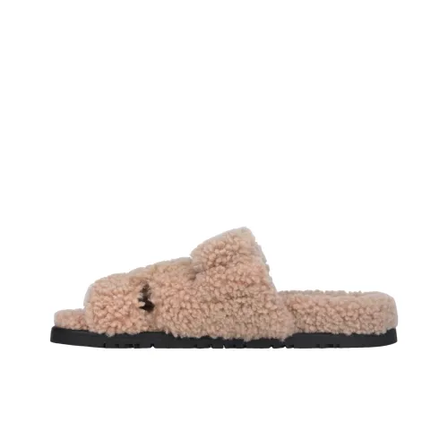 HERMES Chypre Быстросохнущие Шлепанцы Женские Розовые