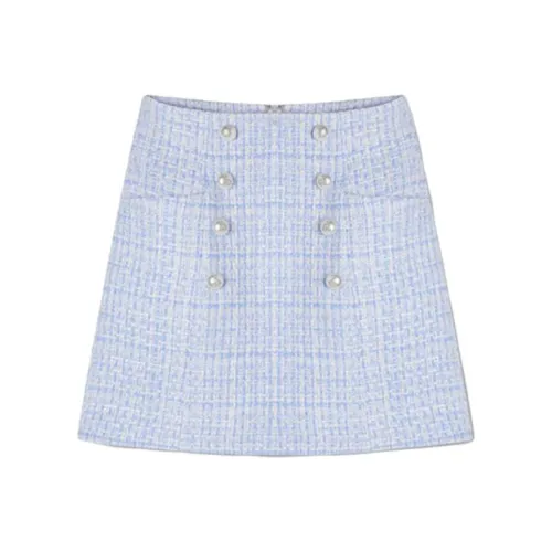 Karl Lagerfeld Повседневные короткие юбки Женские Светло-синие