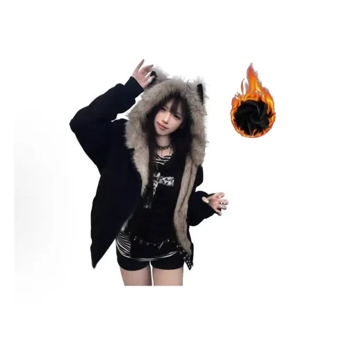 BLACK AT Черный Унисекс Куртки