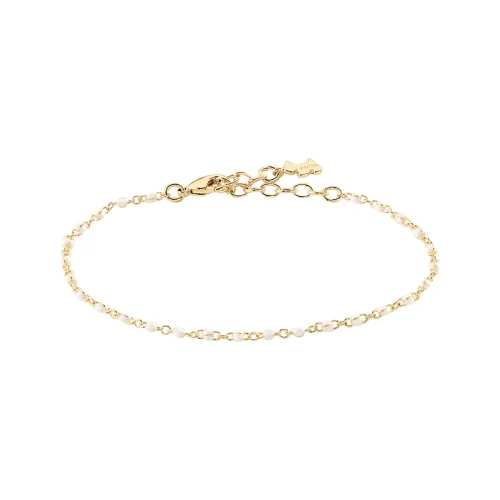 Agatha Латунь Эмаль Браслеты Унисекс Белый