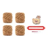 Хаки-Свинка Ярлык-DIY Ручной Шарф-с Вязаной Ткани Инструмент