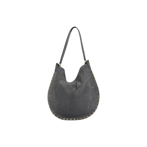 ISABEL MARANT Телячья кожа HOBO Сумка через плечо Унисекс Серый