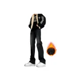 Черно-серый [утолщенный с флисовой подкладкой]