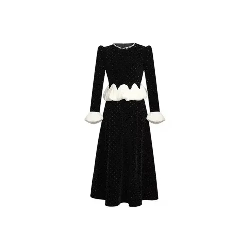 Frustration Garden Длинное платье с длинными рукавами женское