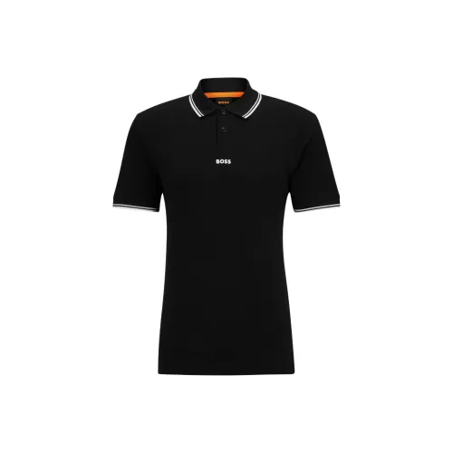 Hugo Boss SS22 Поло Мужское Черное