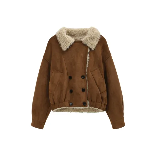 MISHOW Кофе Женские Короткие Пальто