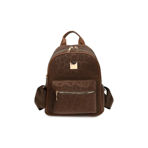 Xmithie ПУ (полиуретан) Рюкзак Женские Коричневый черный Кофе