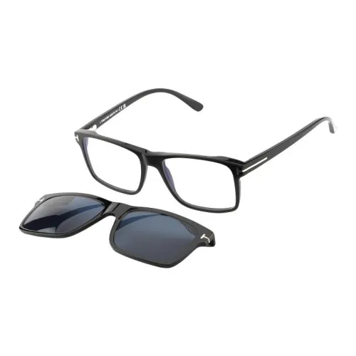 TF Пластиковая оправа Прямоугольные Очки с диоптриями Унисекс Черный