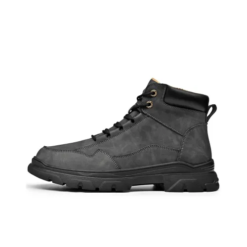 QIUTEXIONG Амортизация Противоскользящие Анти-KICK Высокий Топ Детские Кожаные Сапоги 2025 Подростки