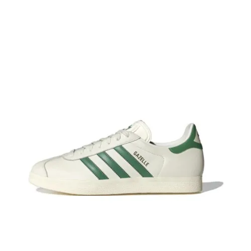 Adidas Originals Gazelle Abrasion Resistant Низкие Кроссовки для скейтбординга Унисекс Белый Зеленый