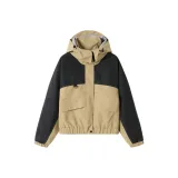 Хаки водонепроницаемая пуховая куртка