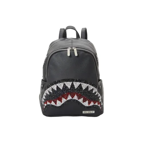SPRAYGROUND Кожа Рюкзак Унисекс Черный