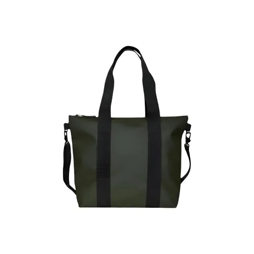 Rains Полиэстер Сумка-тоут Сумка для покупок Сумка через плечо Сумка мини Мужская Зеленая
