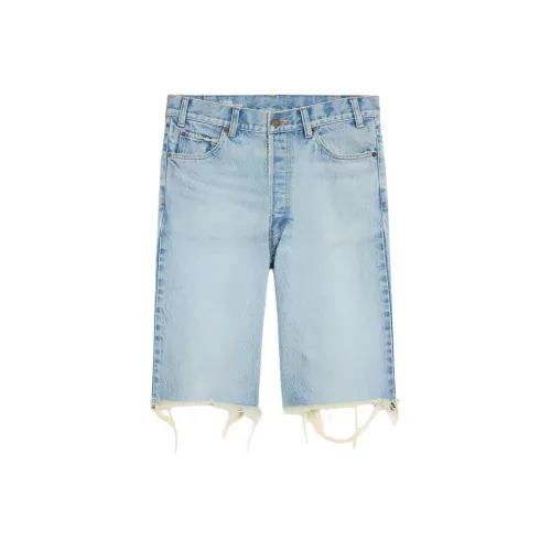 CELINE Soft Gold Men's Denim Shorts CELINE Мягкий Золотой Мужские Джинсовые Шорты