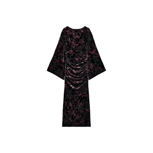 ZARA Collaboration Длинное платье с длинными рукавами женское