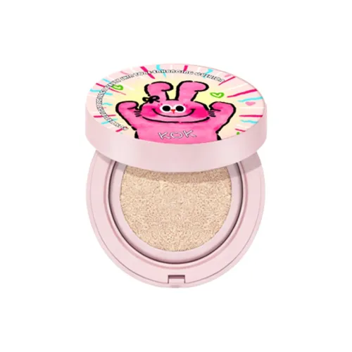 KOK Молочный шелк Кролик Воздушная подушка Не клейкий Нет TRANSFER Осветляющий Тон кожи Прозрачный Росистая кожа Естественный Водонепроницаемый Макияж