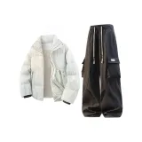 Экрю + Черный [с флисовой подкладкой]