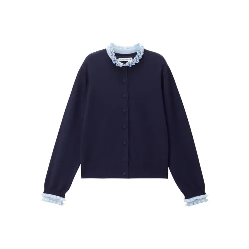 Giordano 06 Темно-синий VS Пыльно-голубой Женский Трикотаж