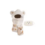 3D эффект Медведь-Белый + Маска для лица [Не медицинский]