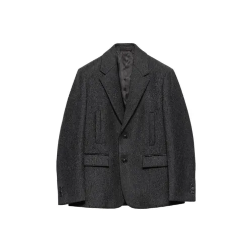 PRADA Сланцево-серый Мужская Куртка