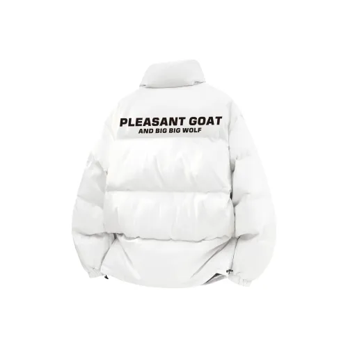 Pleasant Goat and Big Big Wolf Хлопковый пуховик Унисекс