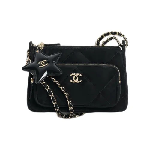 CHANEL NEIGE Ski Series Нейлоновая сумка Женская Черная