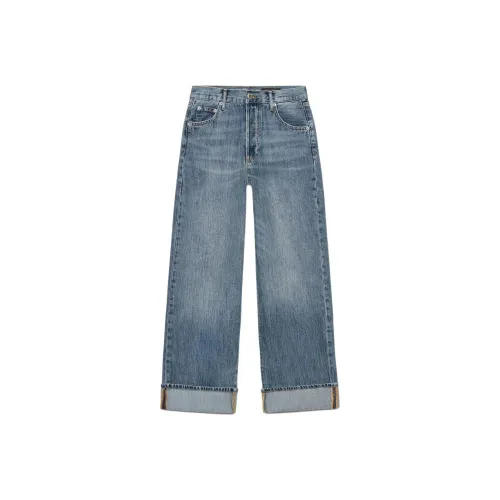 ZARA ZW Series Blue Women's Jeans ZARA ZW Series Синие Женские Джинсы