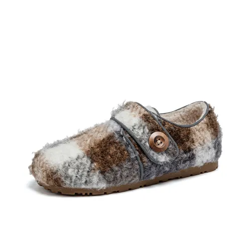 Ouumeis Лоферы с резиновым подошвой Женские