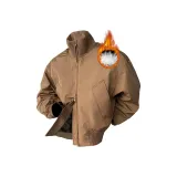 Премиум Коричневый [Осенний Зимний Термический Хлопковый Пуховик]