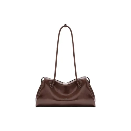 MUVA Полиэстер Сумка через плечо Средняя Женская Мокко Янтарный