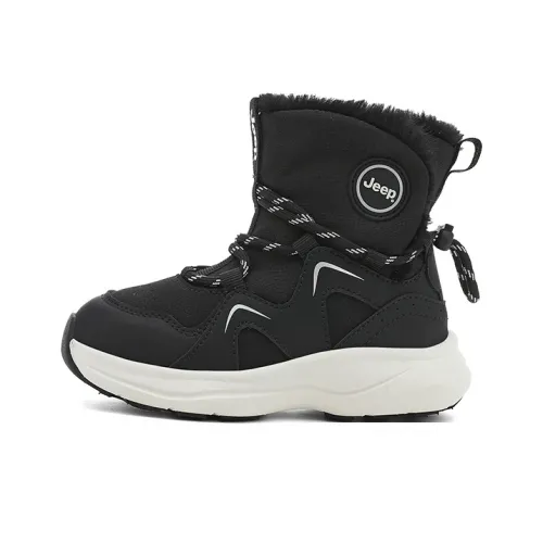 Jeep Термический Износостойкий Водонепроницаемый Анти-KICK Высокий Топ Детские Зимние Сапоги Подростки