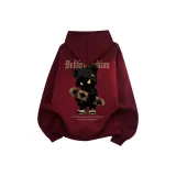 Бордовый с флисовой подкладкой [Стандартный размер]