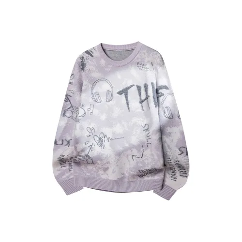 HATCHESSEL Круглый вырез Вязаная модель Свитер Унисекс