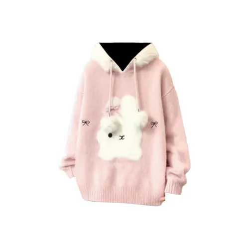 SNEIKLAU Розовый Китайский модный тренд Преппи стиль Унисекс Трикотаж