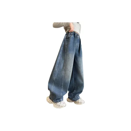 SAIQI Флисовые подкладки Джинсы для школьников Джинсы